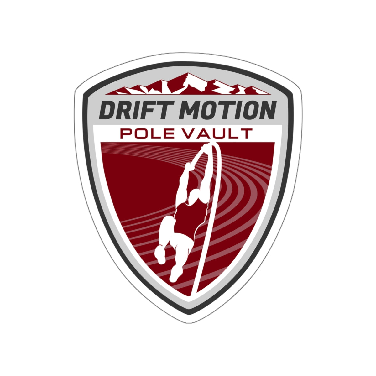 DMAC Pole Vault Crest Die-Cut Sticker