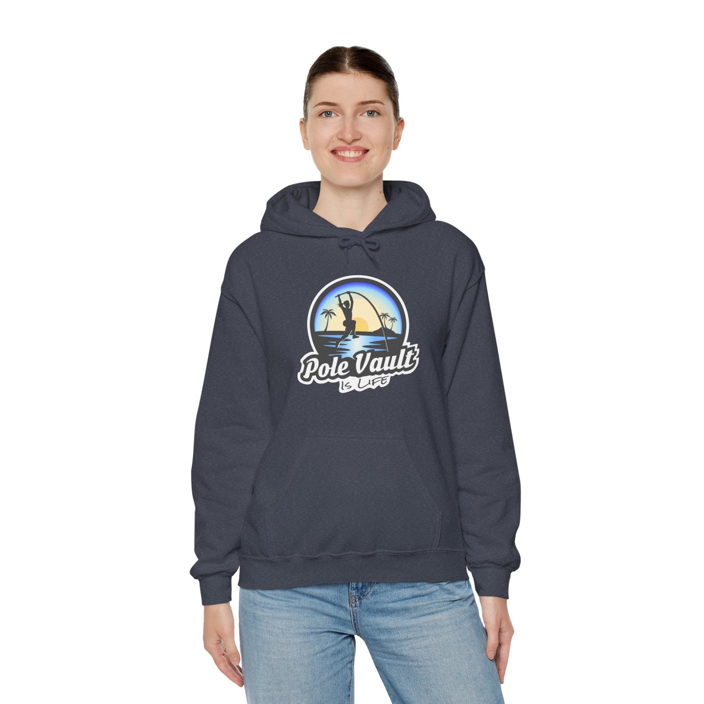 Beach Pole Vault is Life Girl - Hoodie