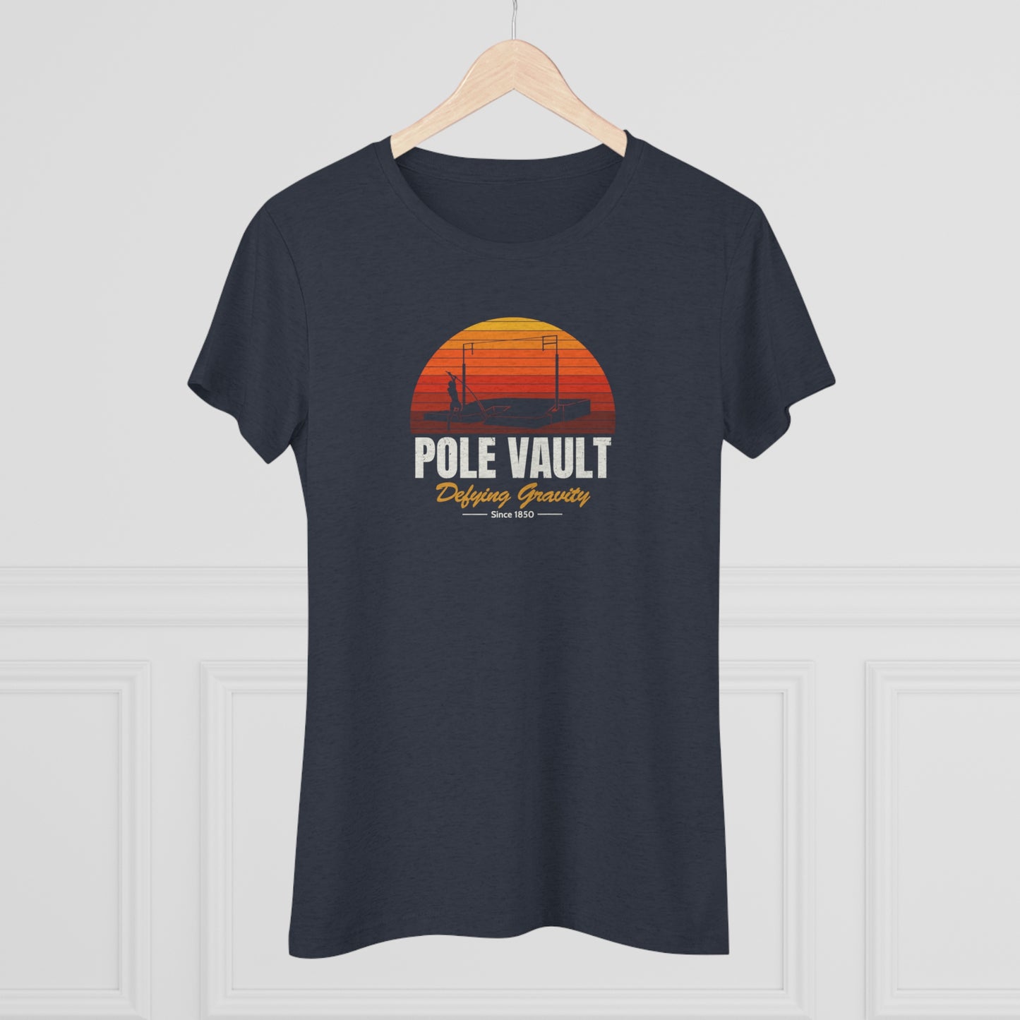 Pole Vault Defying Gravity - Women's Tri-Blend Tee