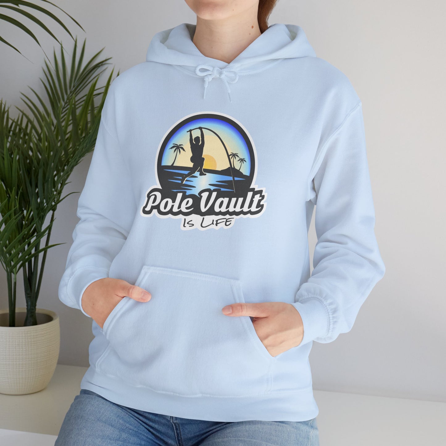 Beach Pole Vault is Life Guy - Hoodie