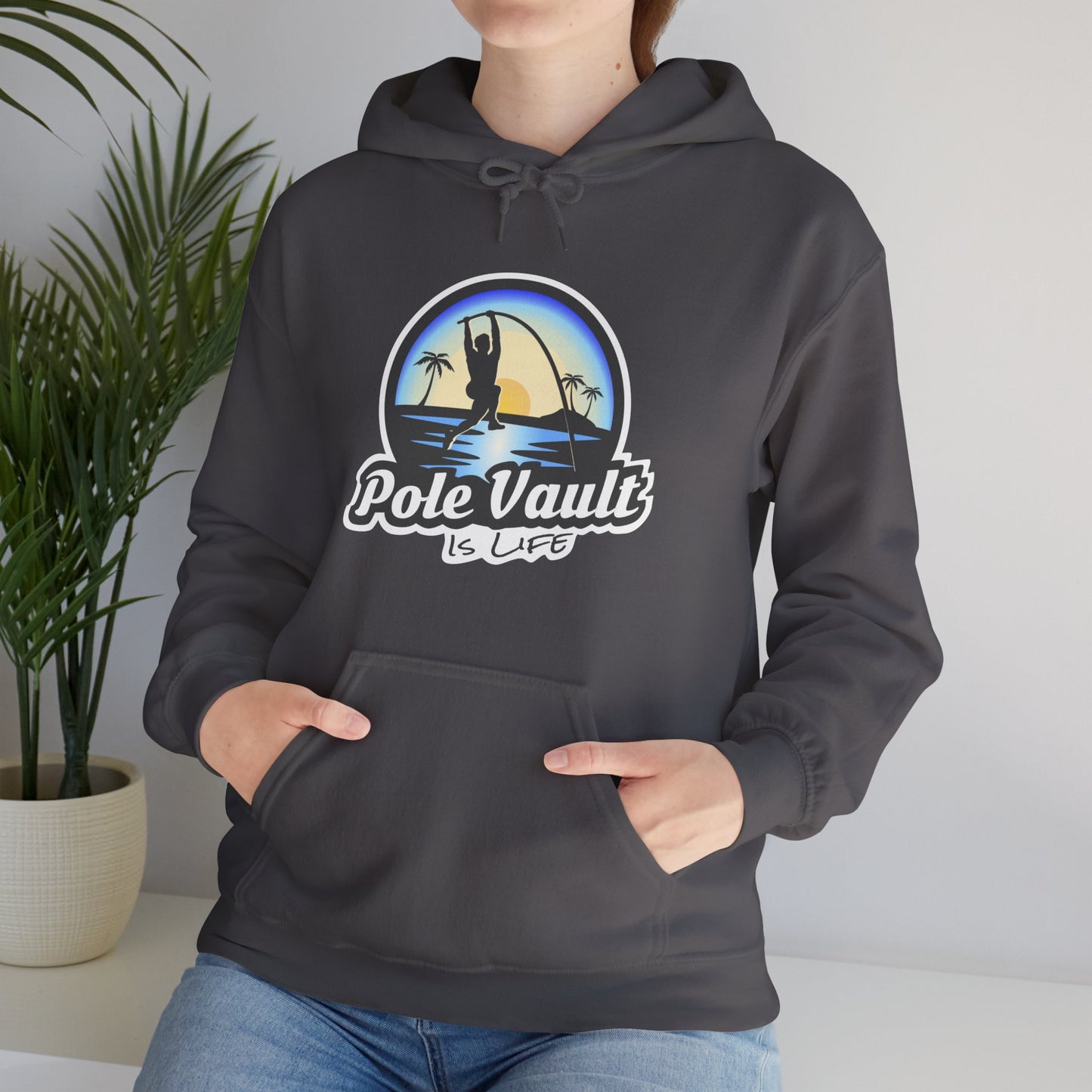 Beach Pole Vault is Life Guy - Hoodie