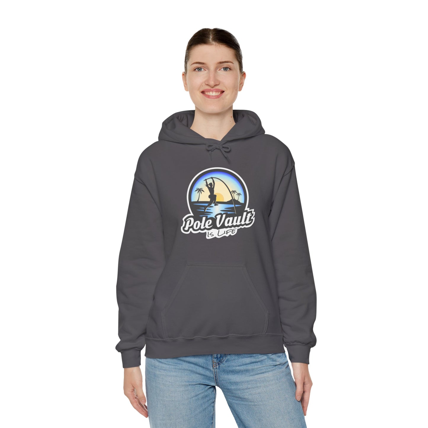 Beach Pole Vault is Life Girl - Hoodie