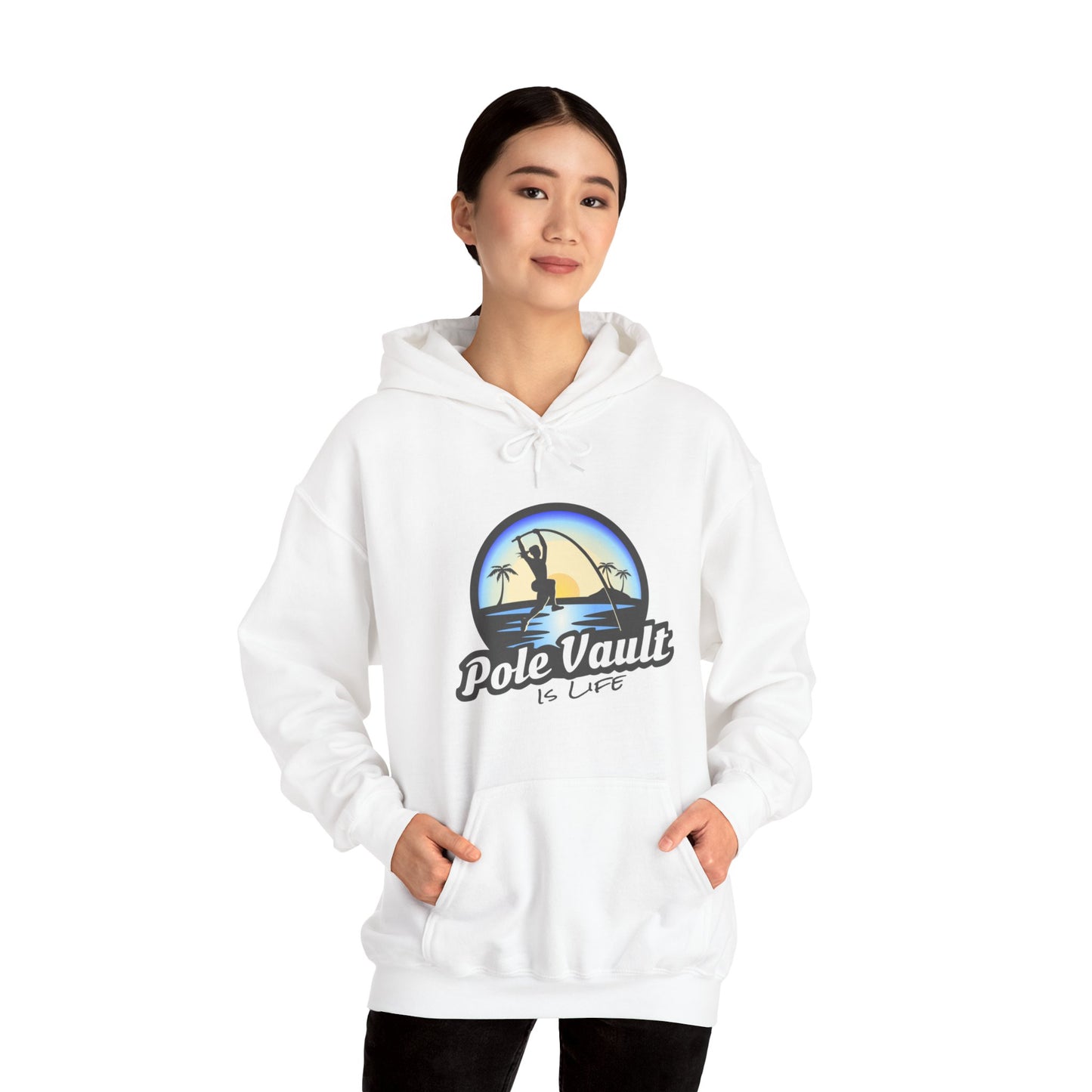 Beach Pole Vault is Life Girl - Hoodie