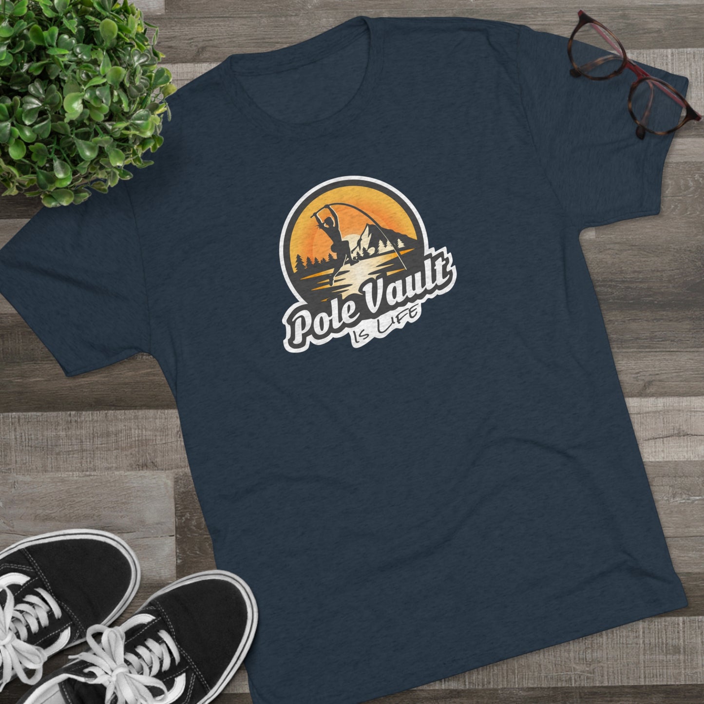 Mountain Pole Vault is Life Girl - Tri-Blend Tee