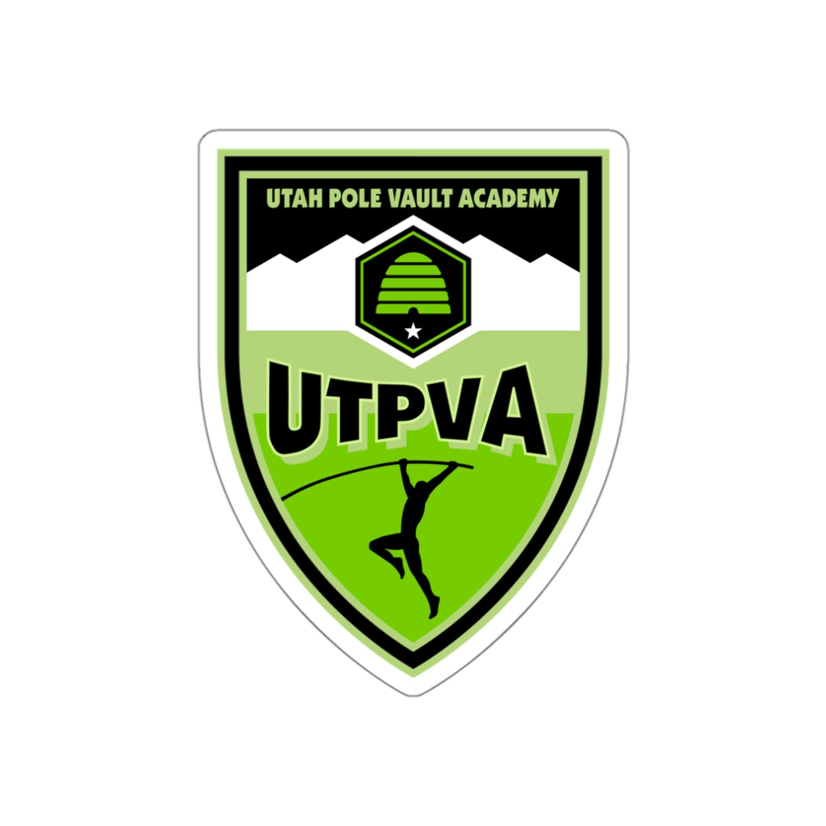 UTPVA Crest Die-Cut Sticker