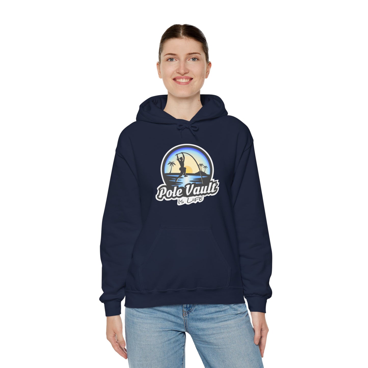 Beach Pole Vault is Life Girl - Hoodie