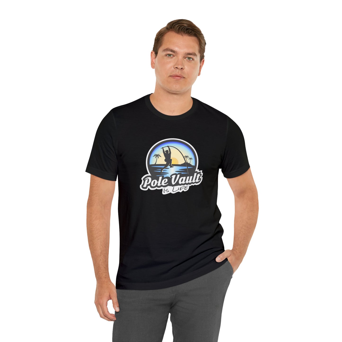 Beach Pole Vault is Life Guy - Classic Tee