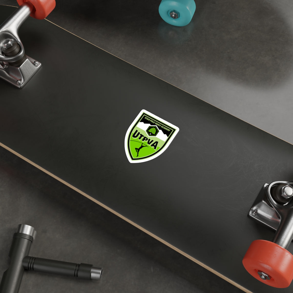 UTPVA Crest Die-Cut Sticker