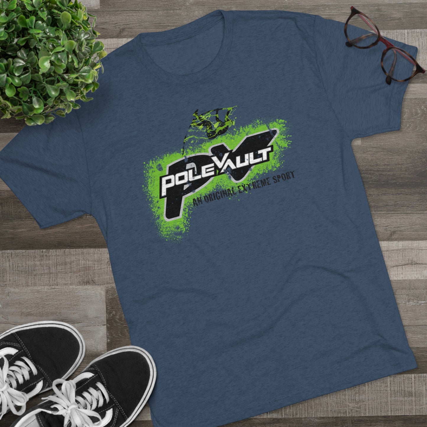 Pole Vault, An Original Extreme Sport - Tri-Blend Tee