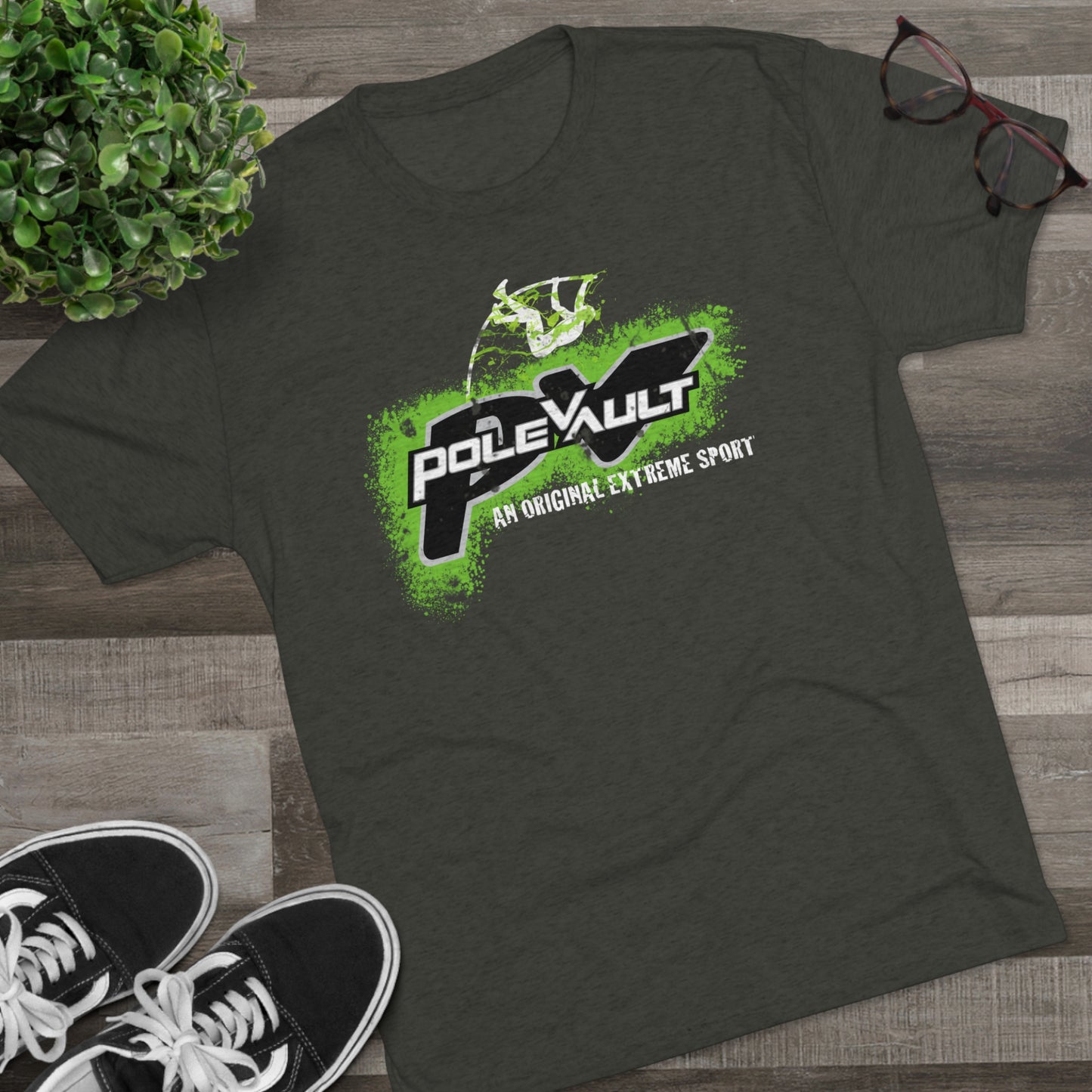 Pole Vault, An Original Extreme Sport - Tri-Blend Tee