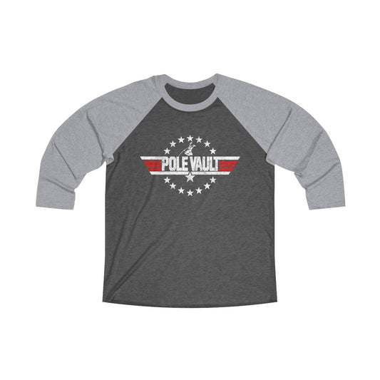 Top Pole Vault Stars - Tri-Blend 3\4 Raglan Tee
