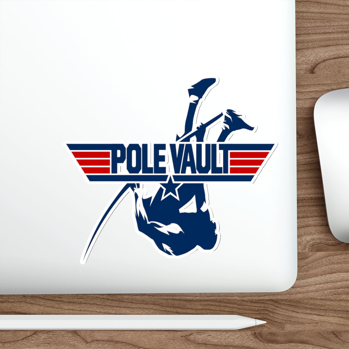 Top Pole Vault Vaulter - Die-Cut Sticker