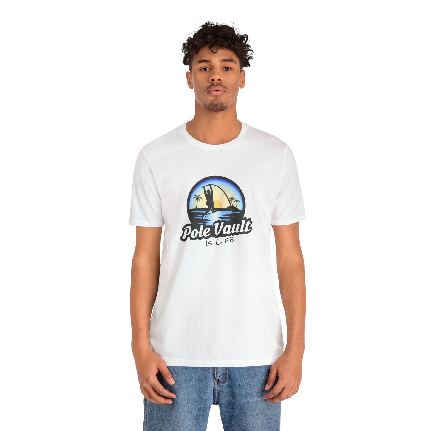 Beach Pole Vault is Life Guy - Classic Tee