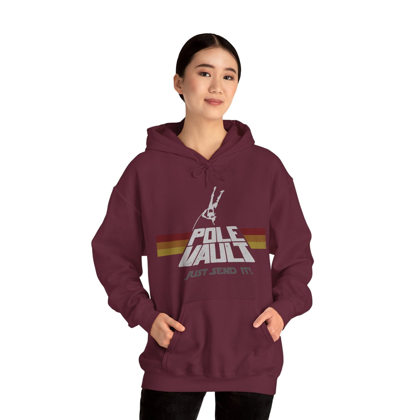 Pole Vault Just Send It Girl - Hoodie