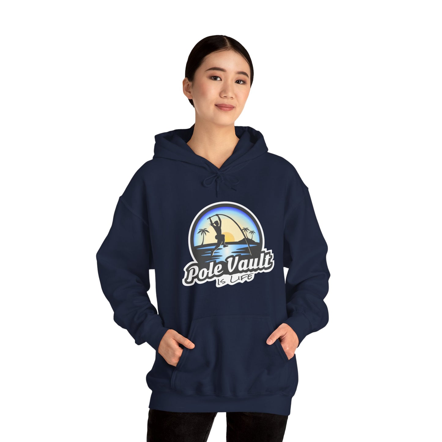 Beach Pole Vault is Life Girl - Hoodie