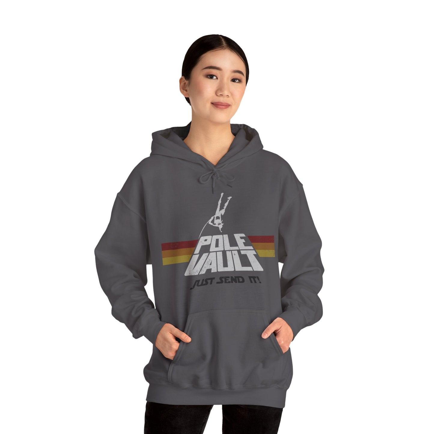 Pole Vault Just Send It Girl - Hoodie