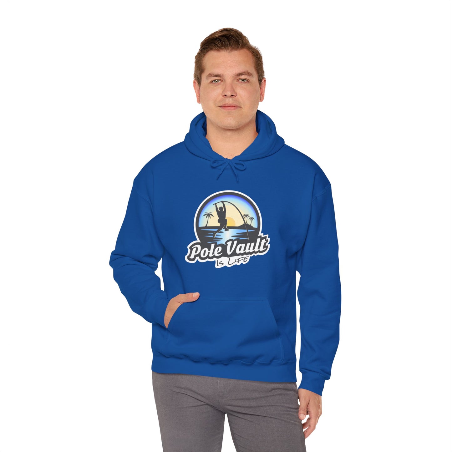 Beach Pole Vault is Life Guy - Hoodie