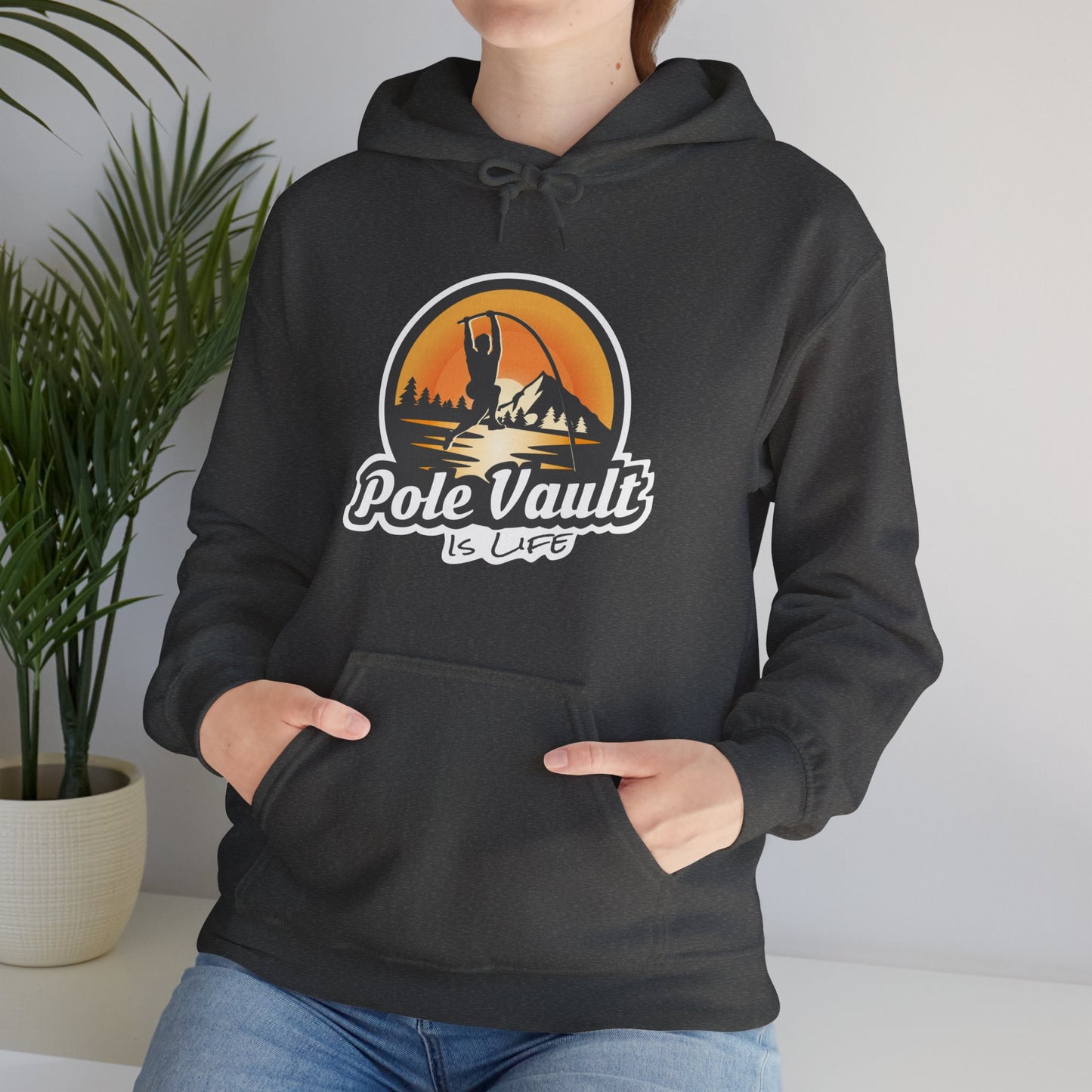 Mountain Pole Vault is Life Guy - Hoodie