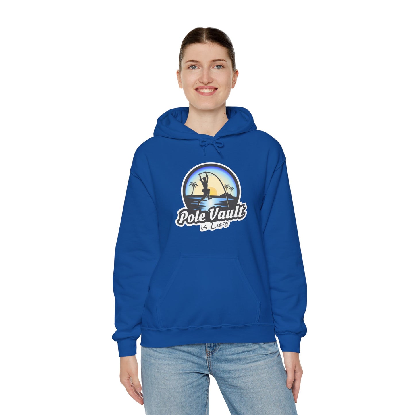 Beach Pole Vault is Life Girl - Hoodie