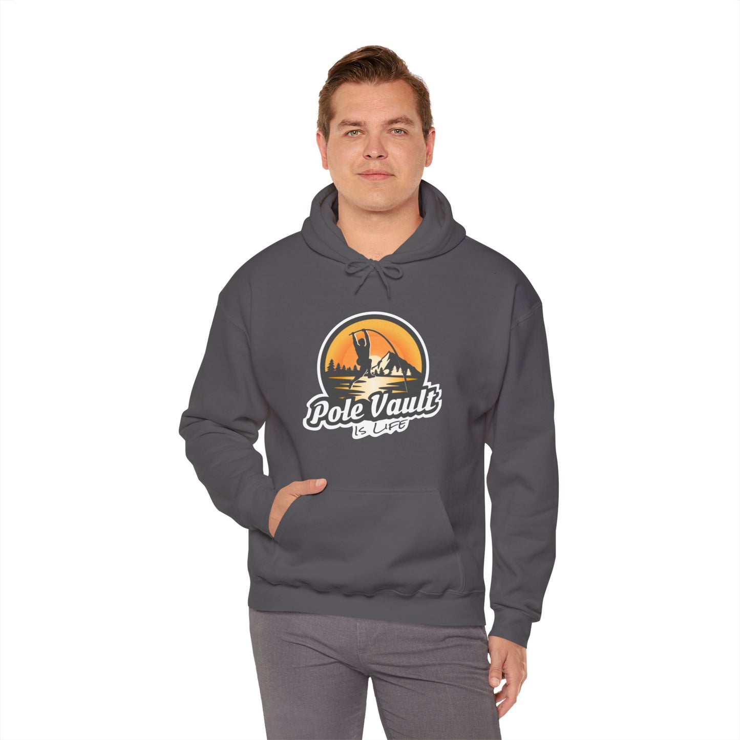 Mountain Pole Vault is Life Guy - Hoodie