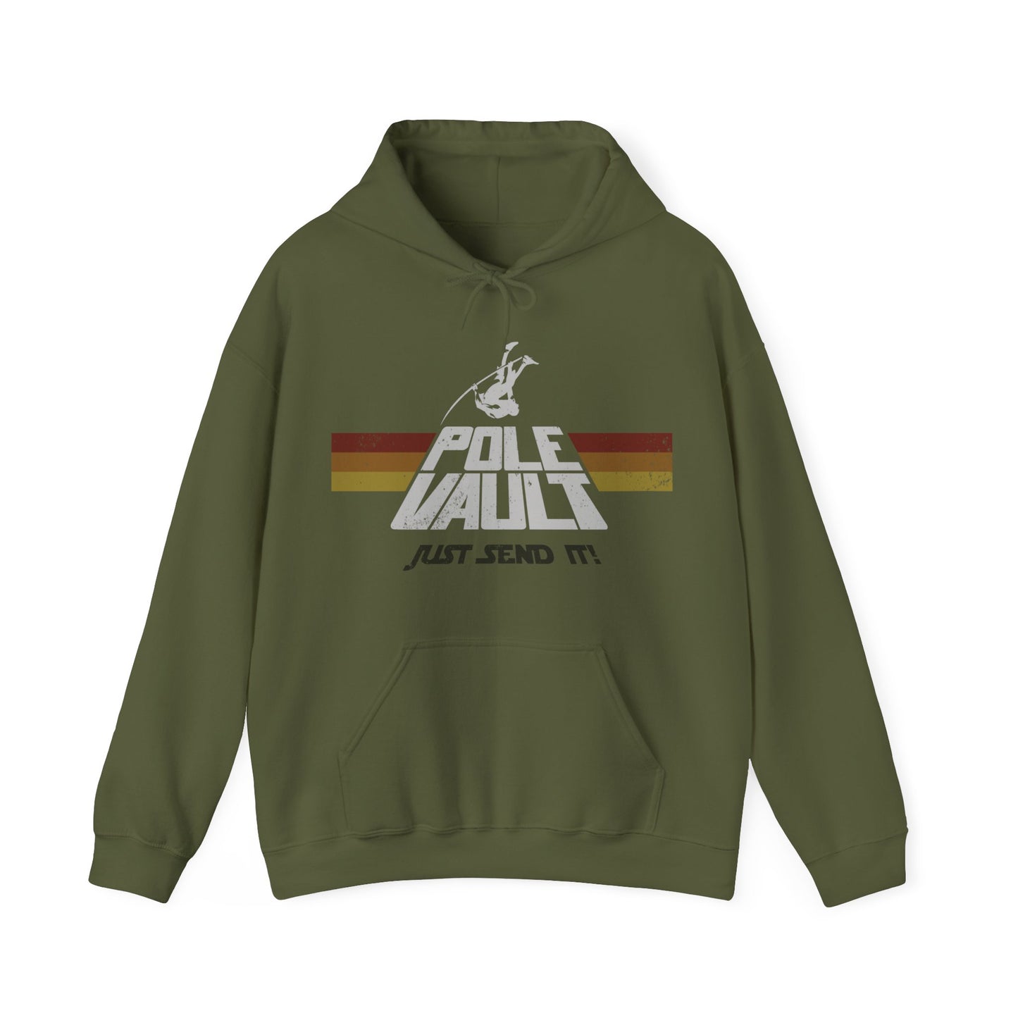 Pole Vault Just Send It Guy - Hoodie