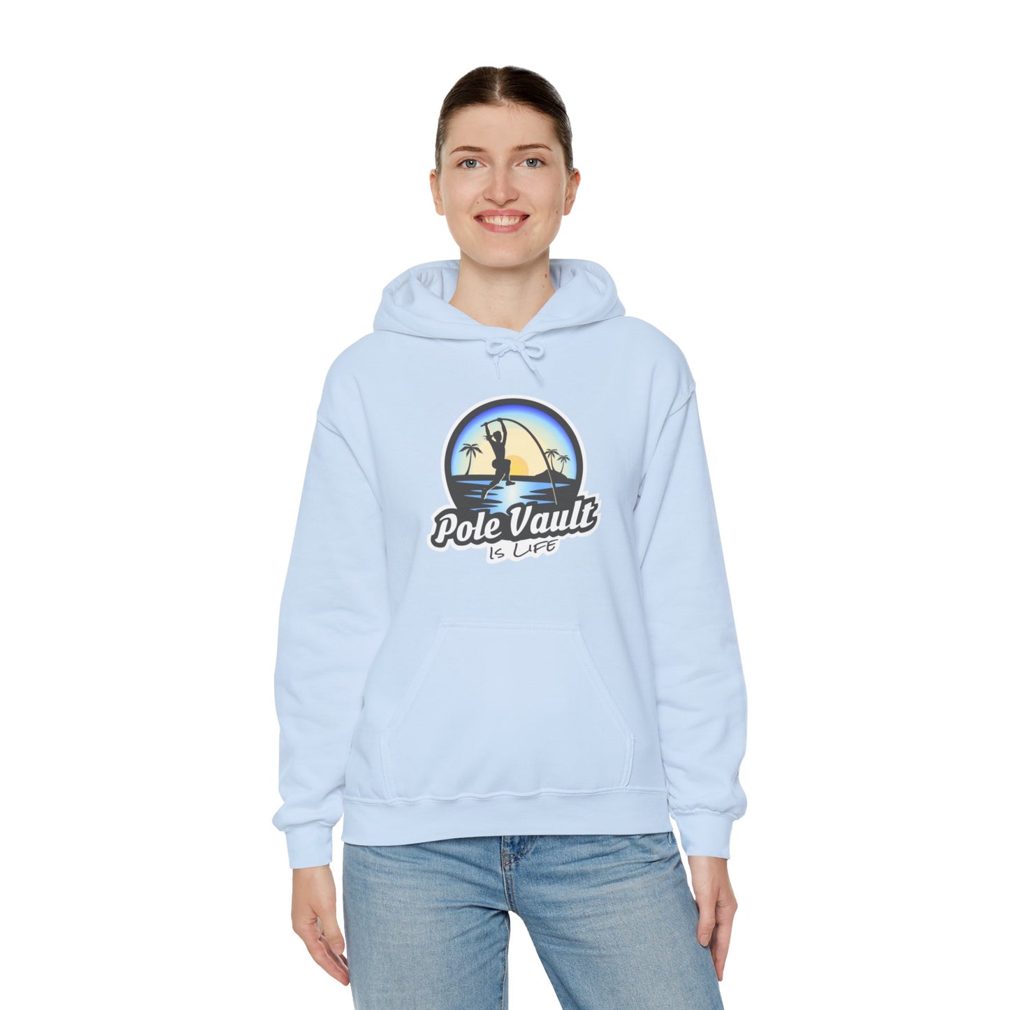 Beach Pole Vault is Life Girl - Hoodie