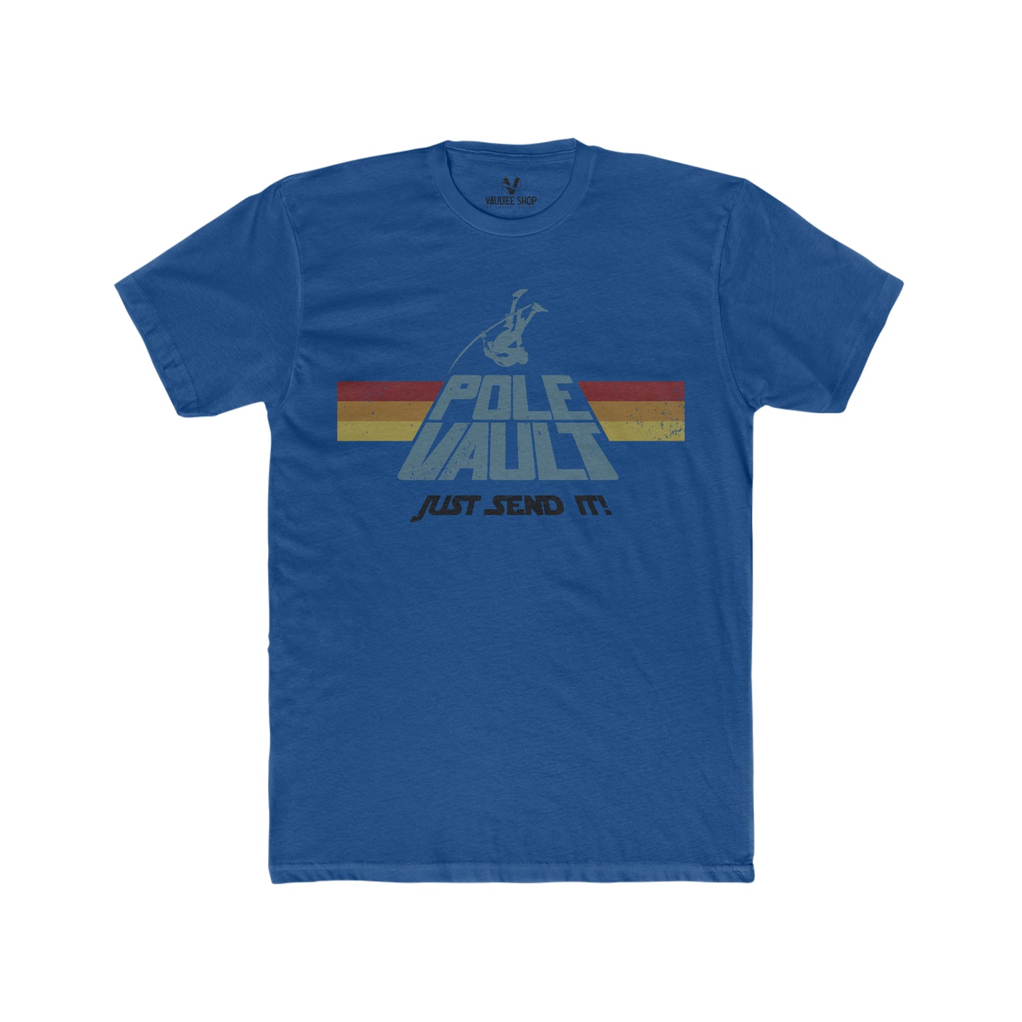 Pole Vault Just Send It Guy - Premium Fit Tee