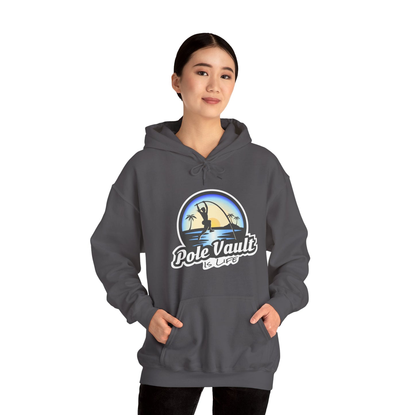 Beach Pole Vault is Life Girl - Hoodie