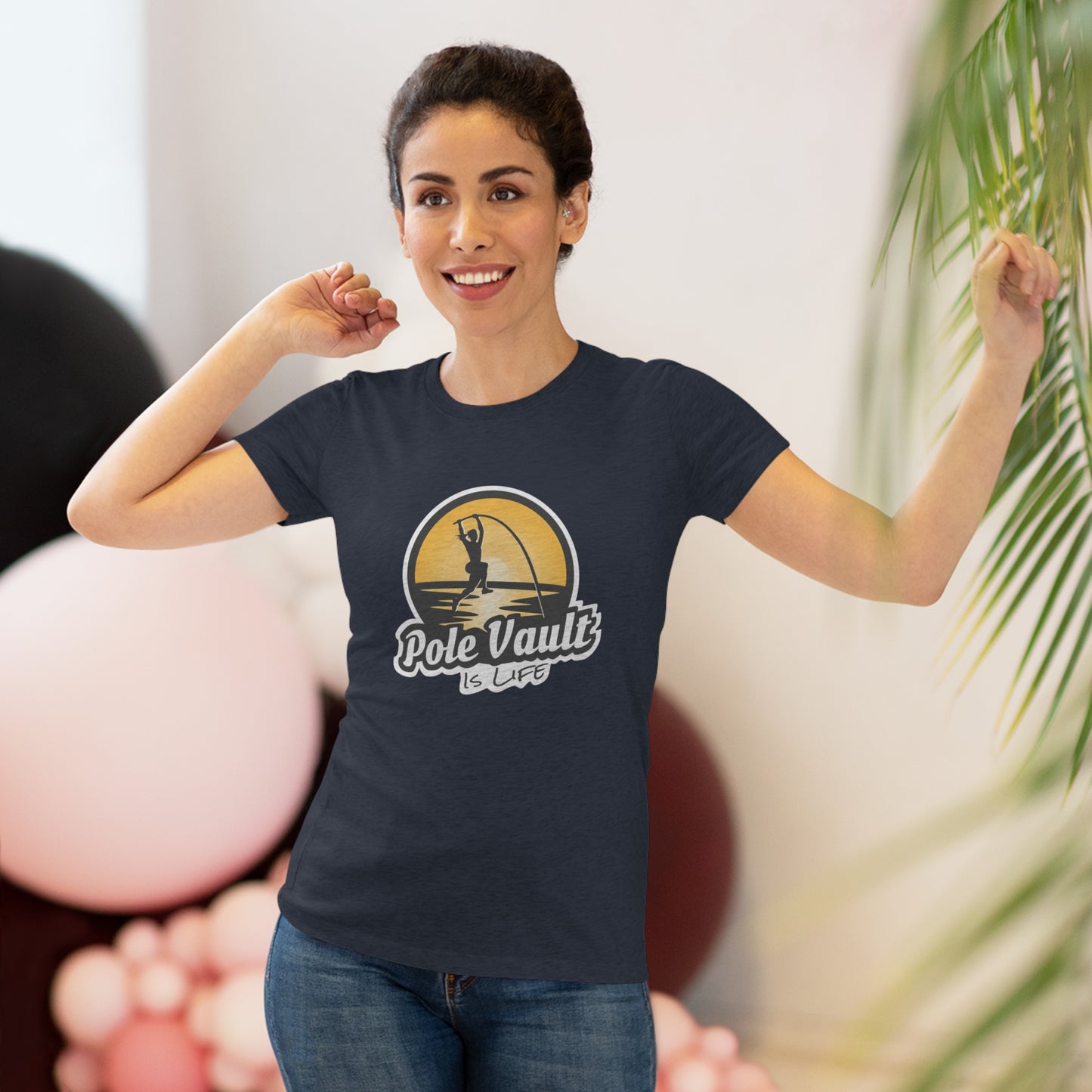 Pole Vault is Life Girl - Women's Tri-Blend Tee