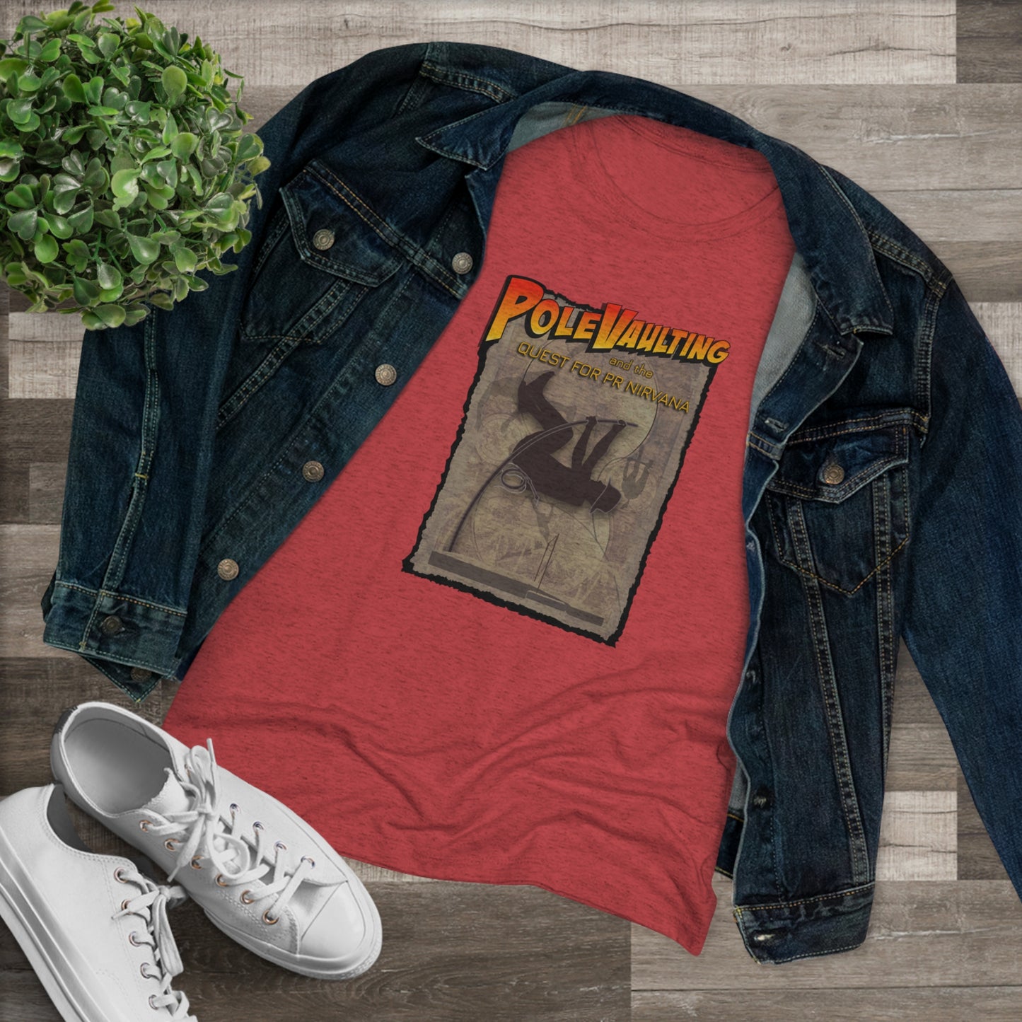 Pole Vaulting, Quest for PR Nirvana - Women's Tri-Blend Tee