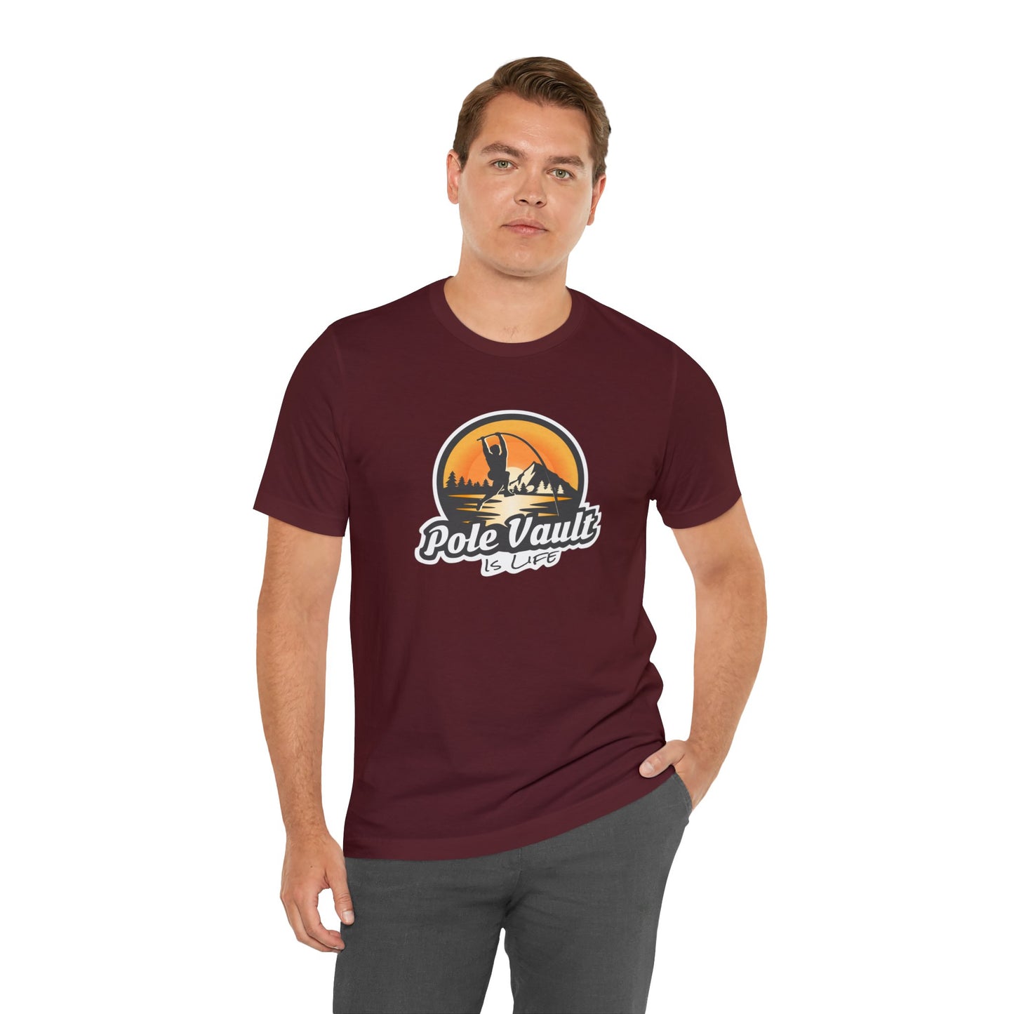 Mountain Pole Vault is Life Guy - Classic Tee