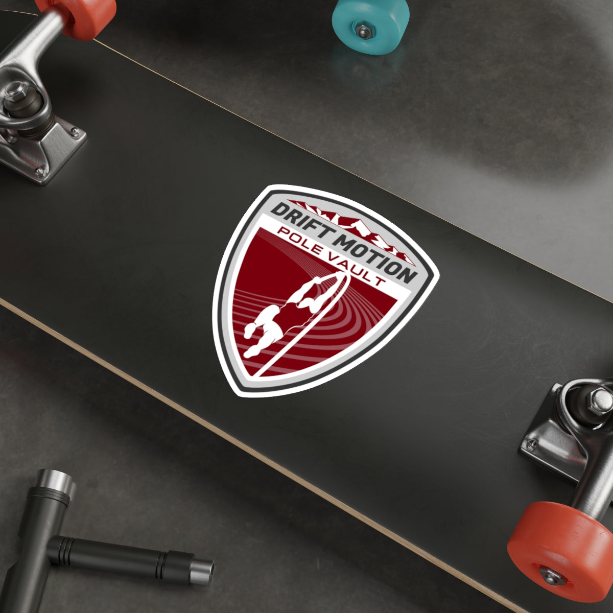 DMAC Pole Vault Crest Die-Cut Sticker