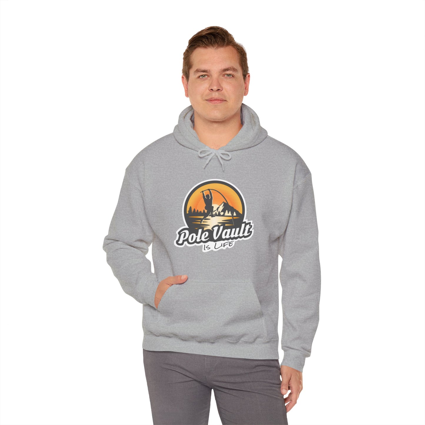 Mountain Pole Vault is Life Guy - Hoodie
