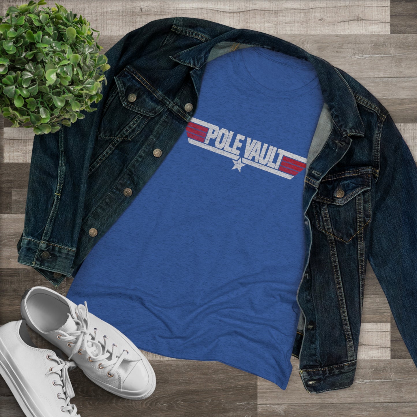 Top Pole Vault - Women's Tri-Blend Tee