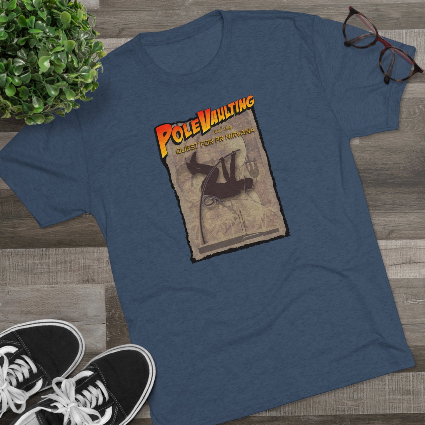 Pole Vaulting, Quest for PR Nirvana - Tri-Blend Tee