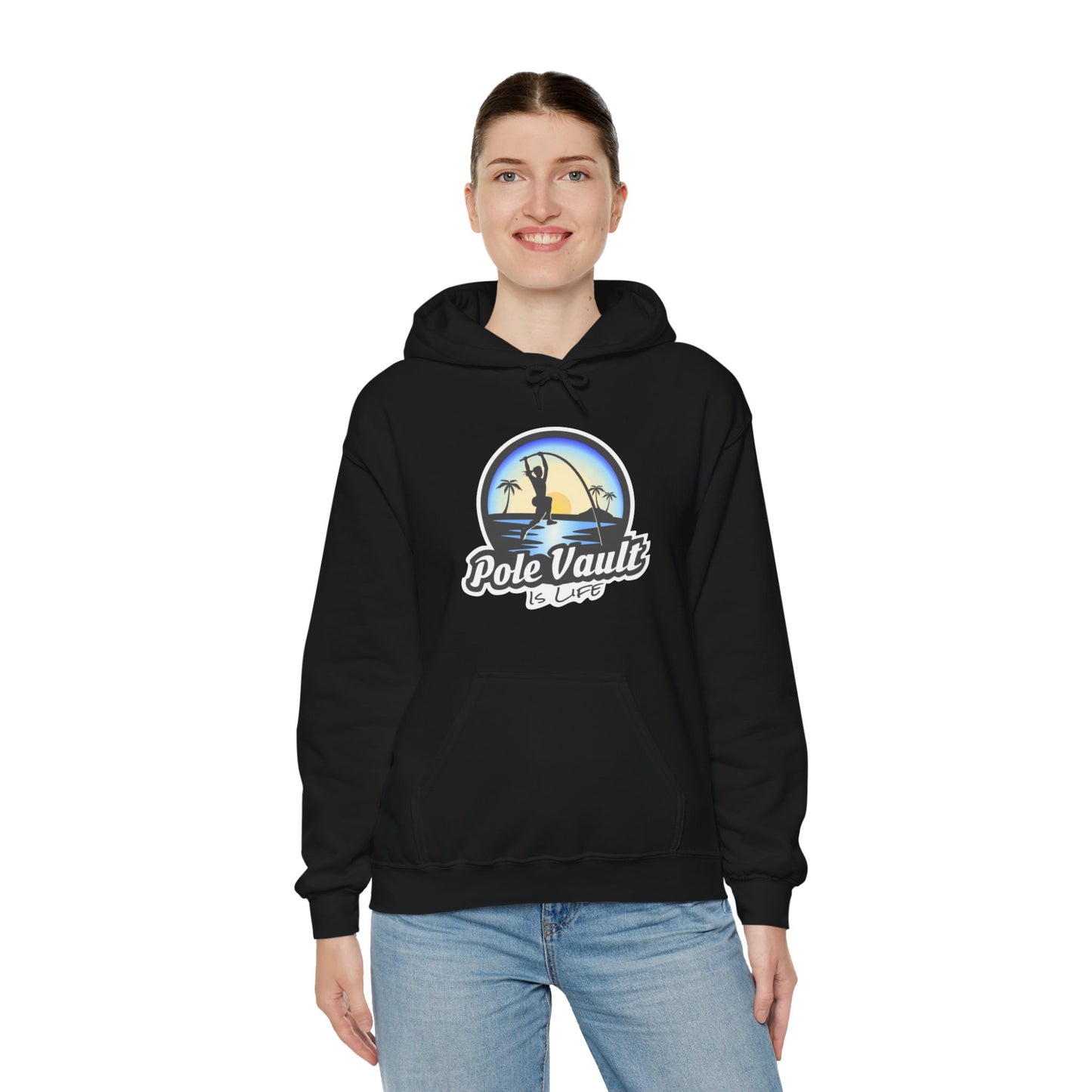 Beach Pole Vault is Life Girl - Hoodie