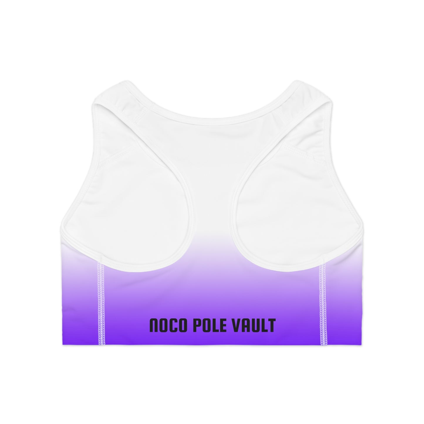 NOCO Women's White Racerback Sports Bra