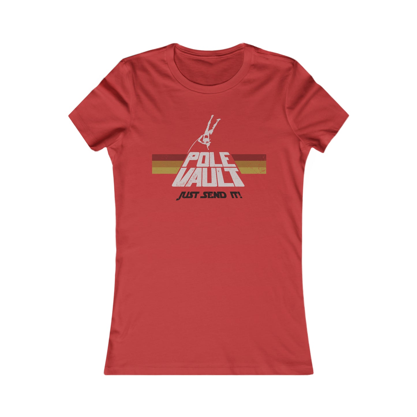 Pole Vault Just Send It Girl - Women's Premium Tee