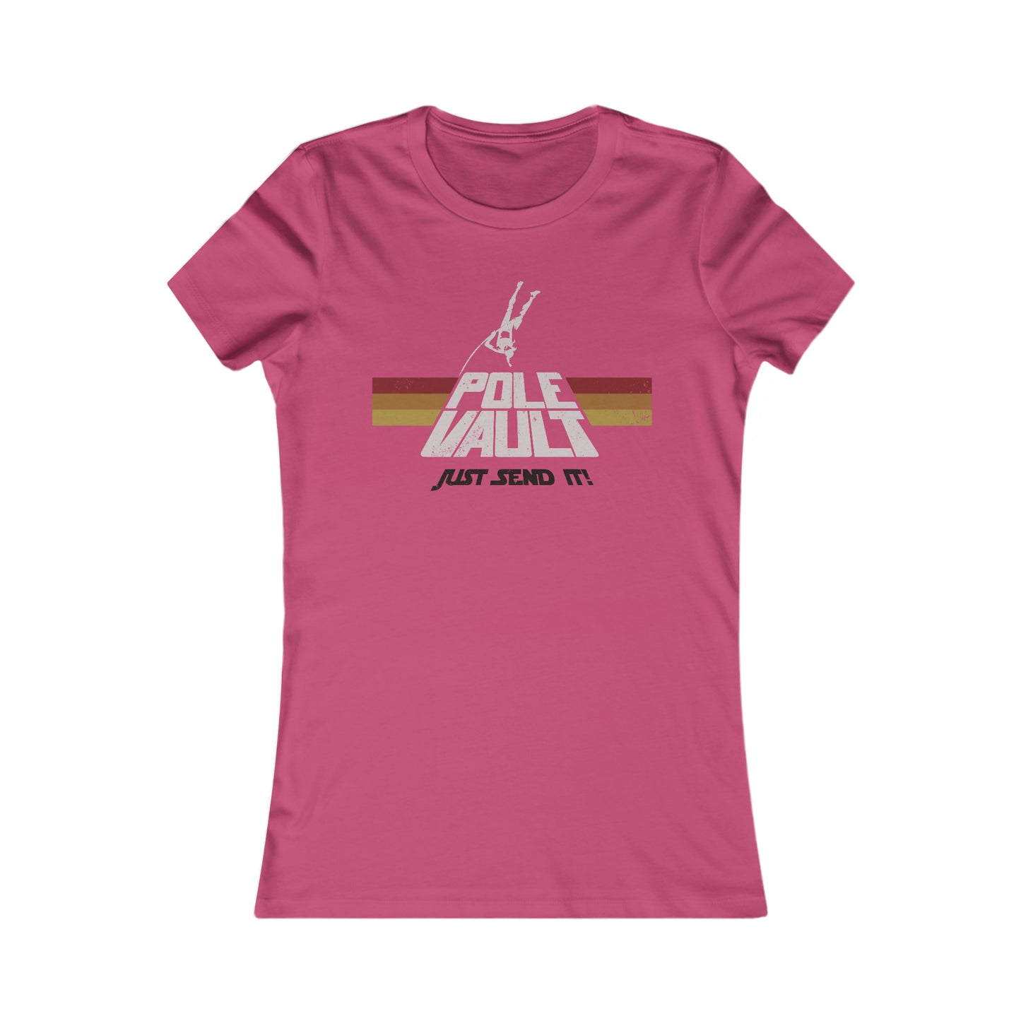 Pole Vault Just Send It Girl - Women's Premium Tee