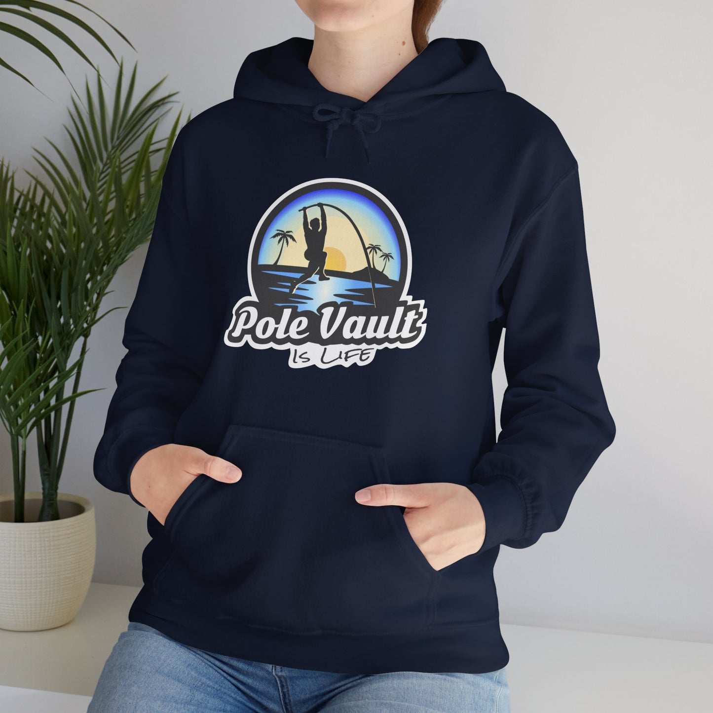 Beach Pole Vault is Life Guy - Hoodie