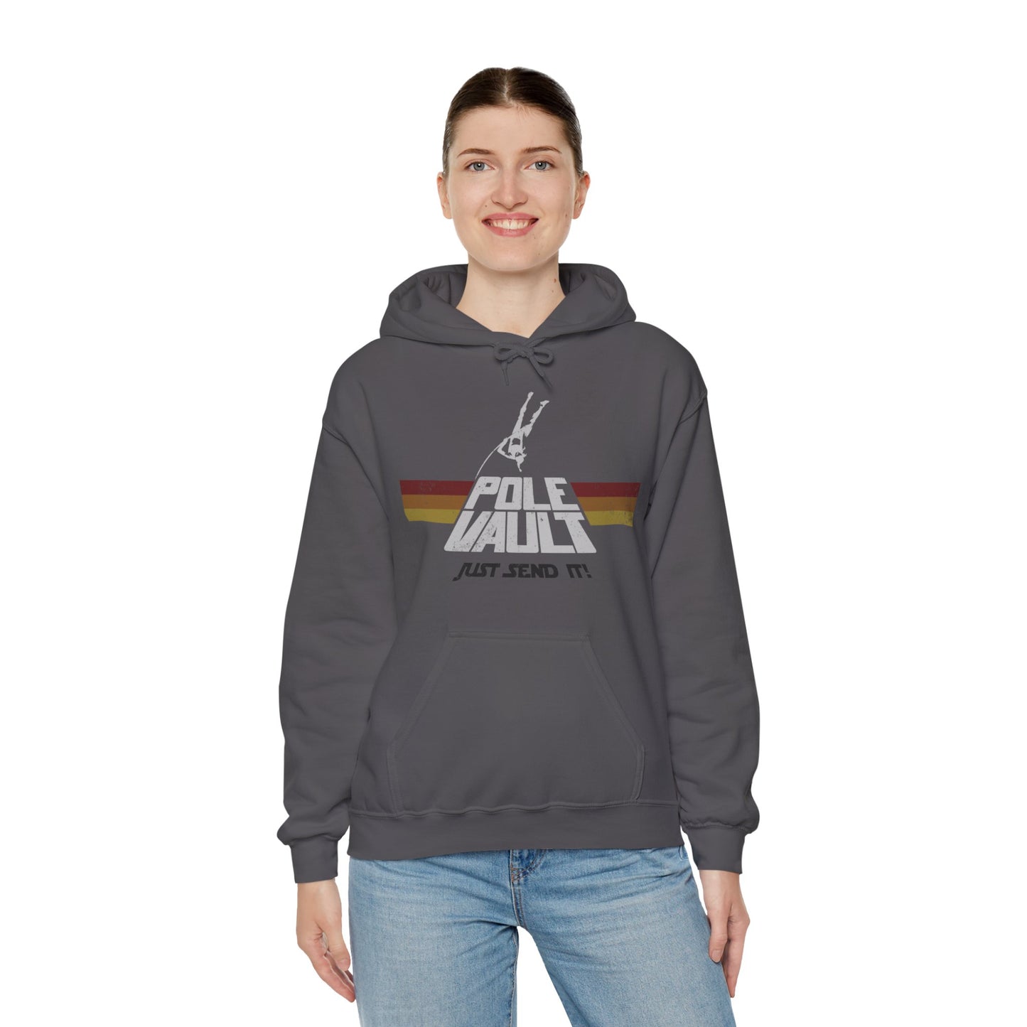 Pole Vault Just Send It Girl - Hoodie
