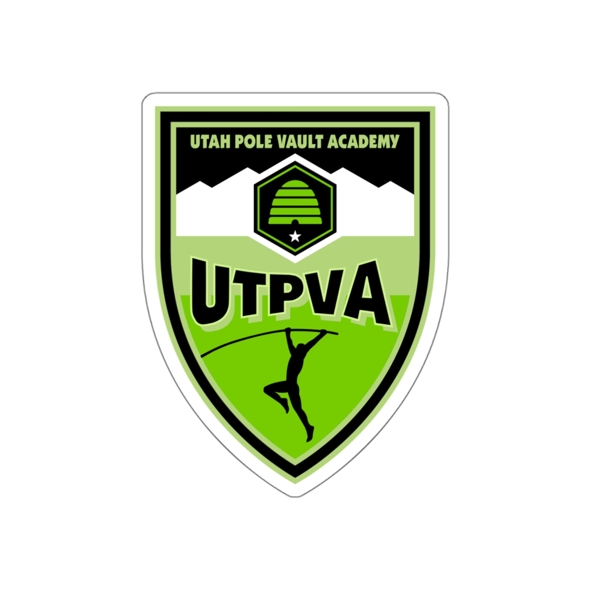 UTPVA Crest Die-Cut Sticker
