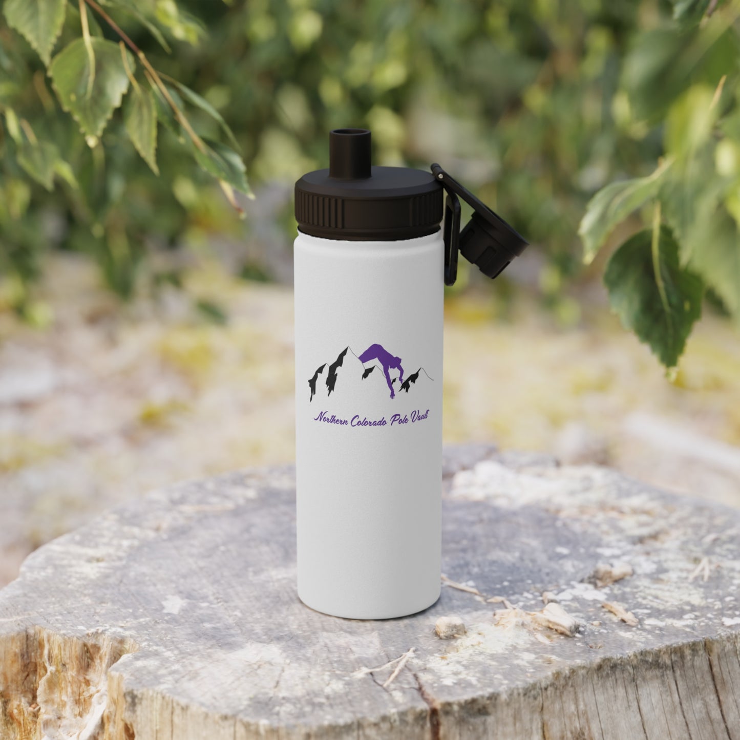 NOCO Stainless Steel Water Bottle, Sports Lid