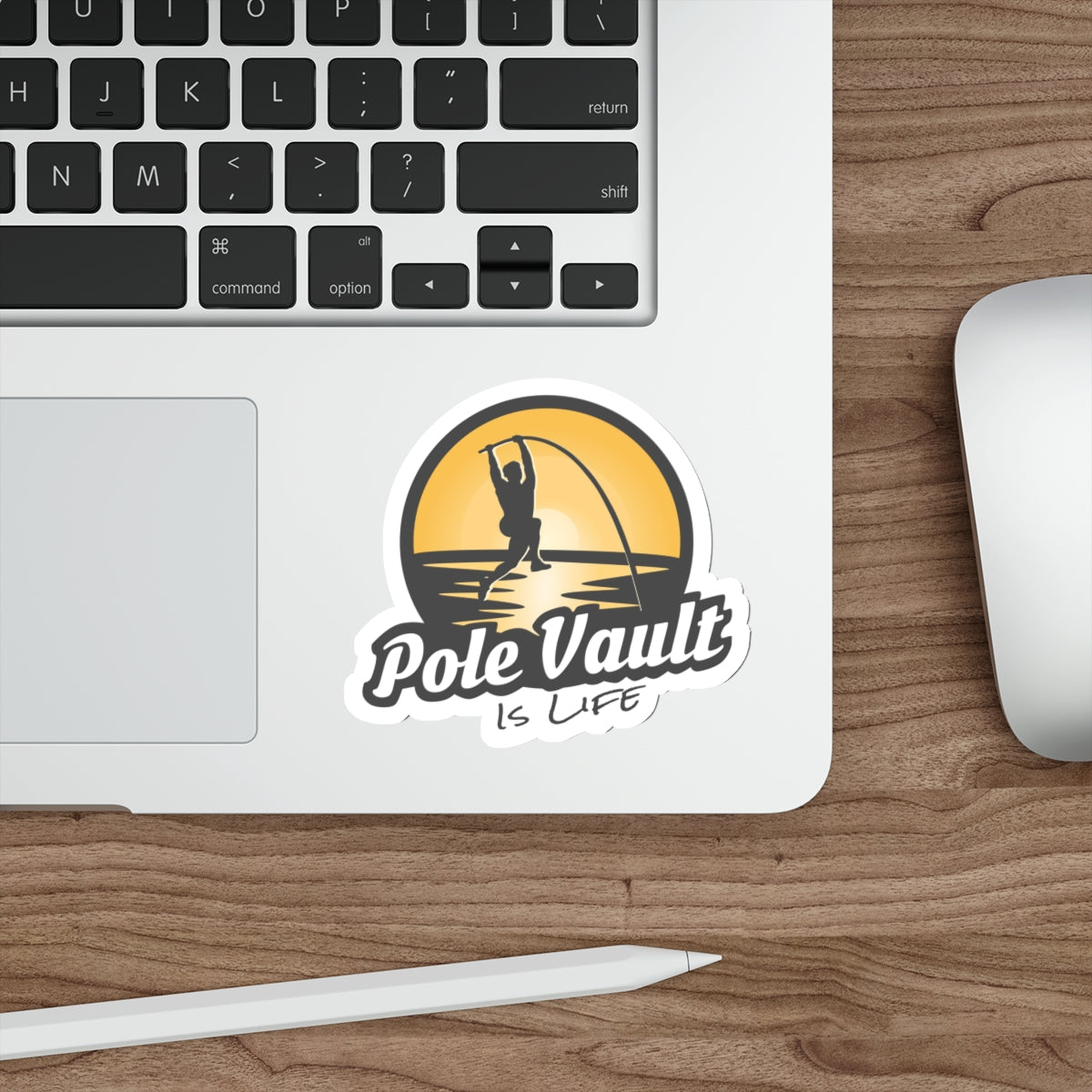 Pole Vault is Life Guy - Die-Cut Sticker