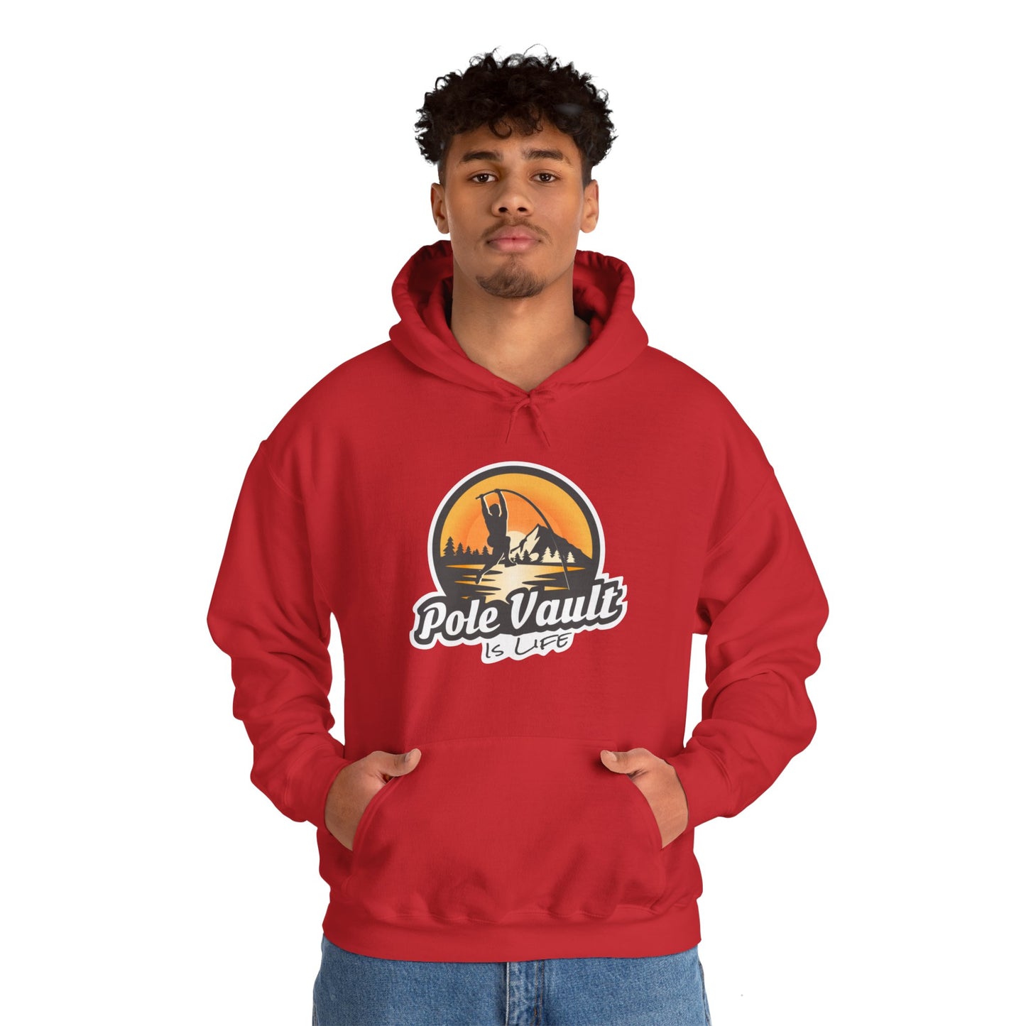 Mountain Pole Vault is Life Guy - Hoodie