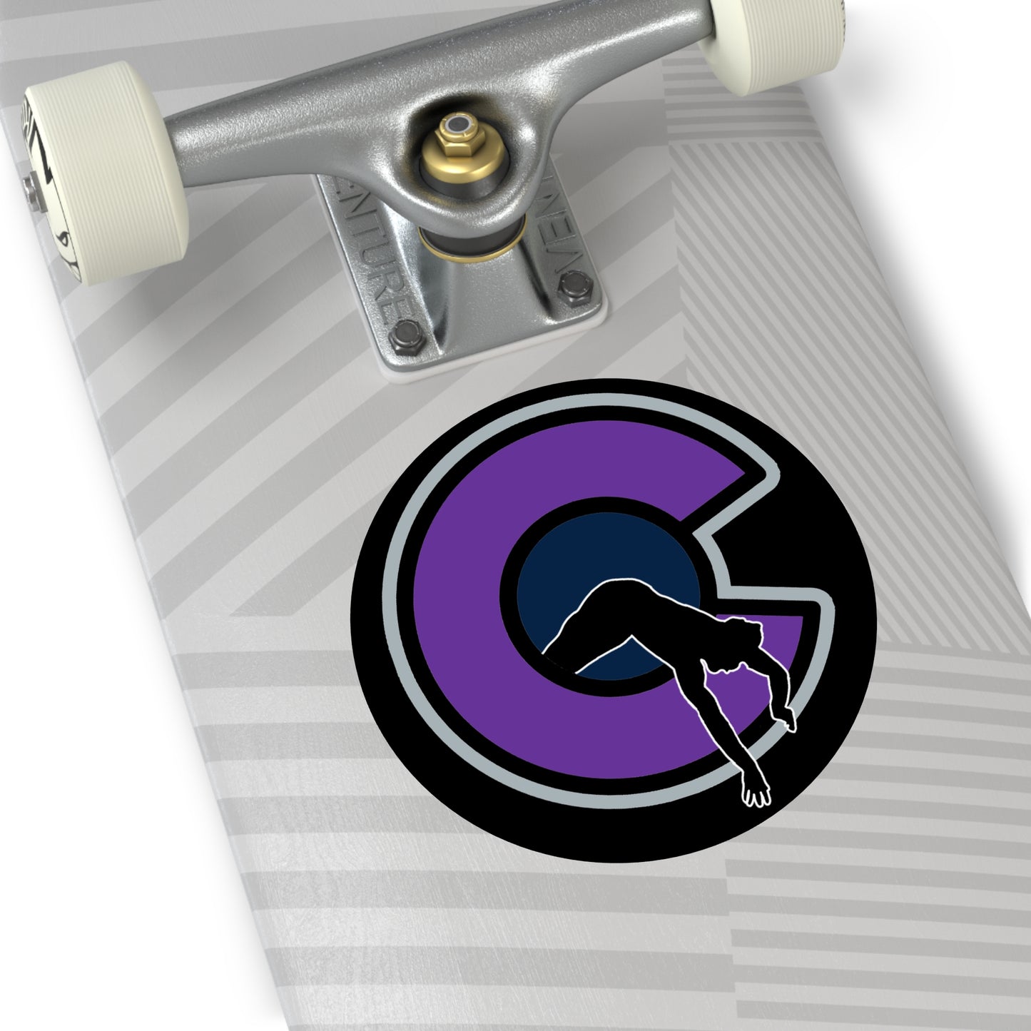 NOCO "C" Black Round Vinyl Sticker