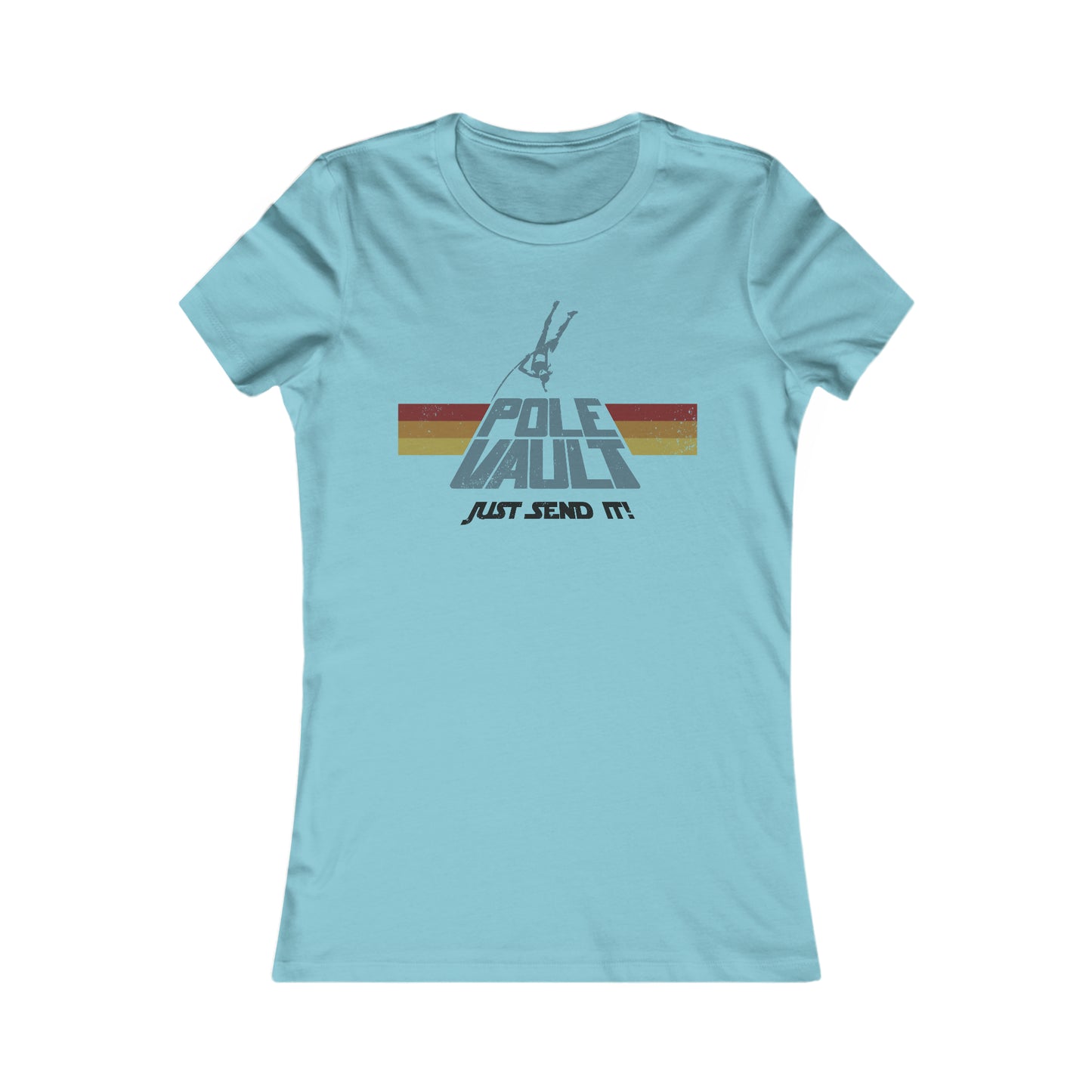 Pole Vault Just Send It Girl - Women's Premium Tee