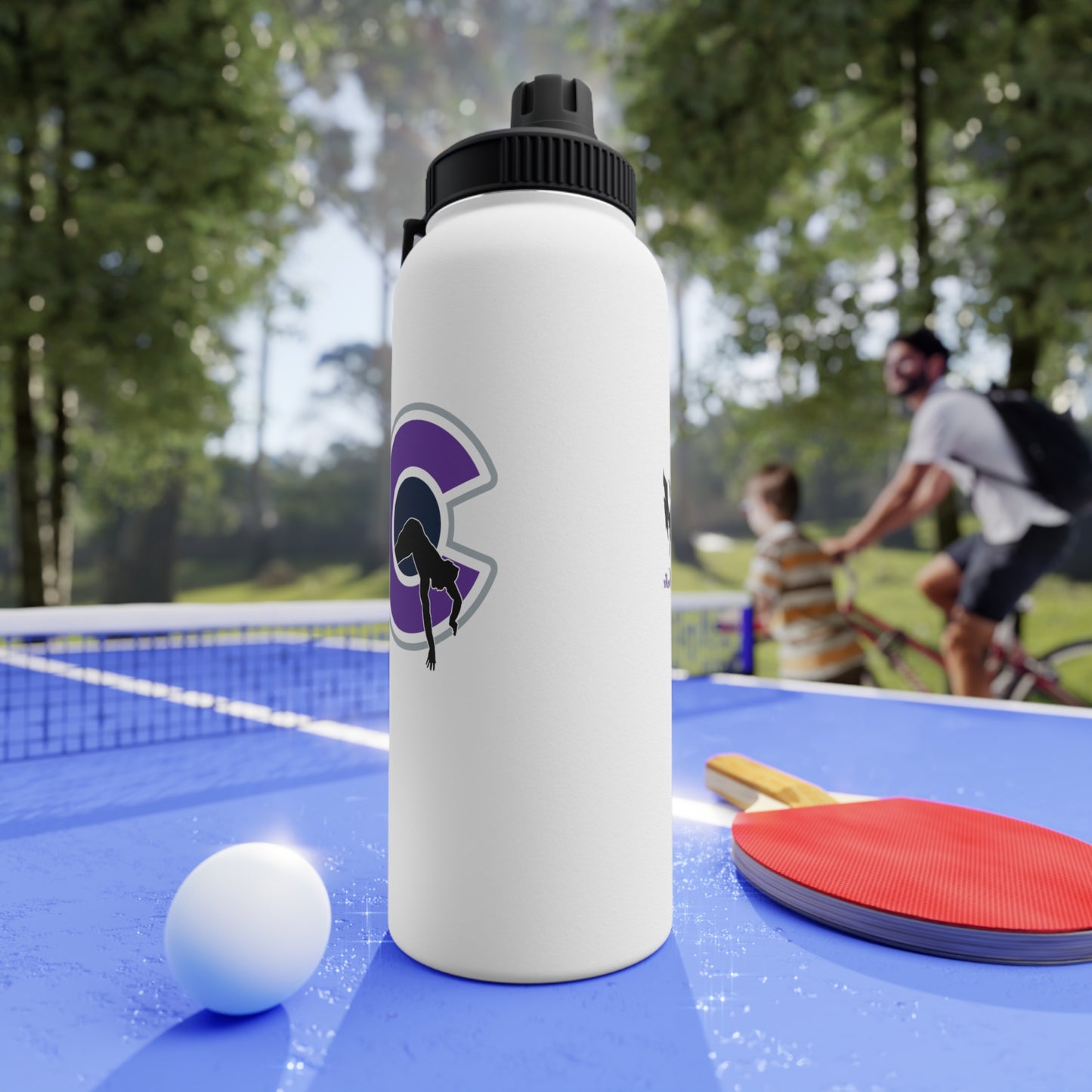 NOCO Stainless Steel Water Bottle, Sports Lid