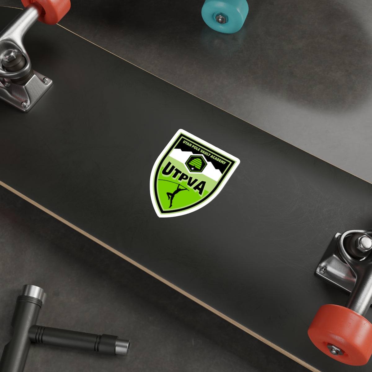 UTPVA Crest Die-Cut Sticker