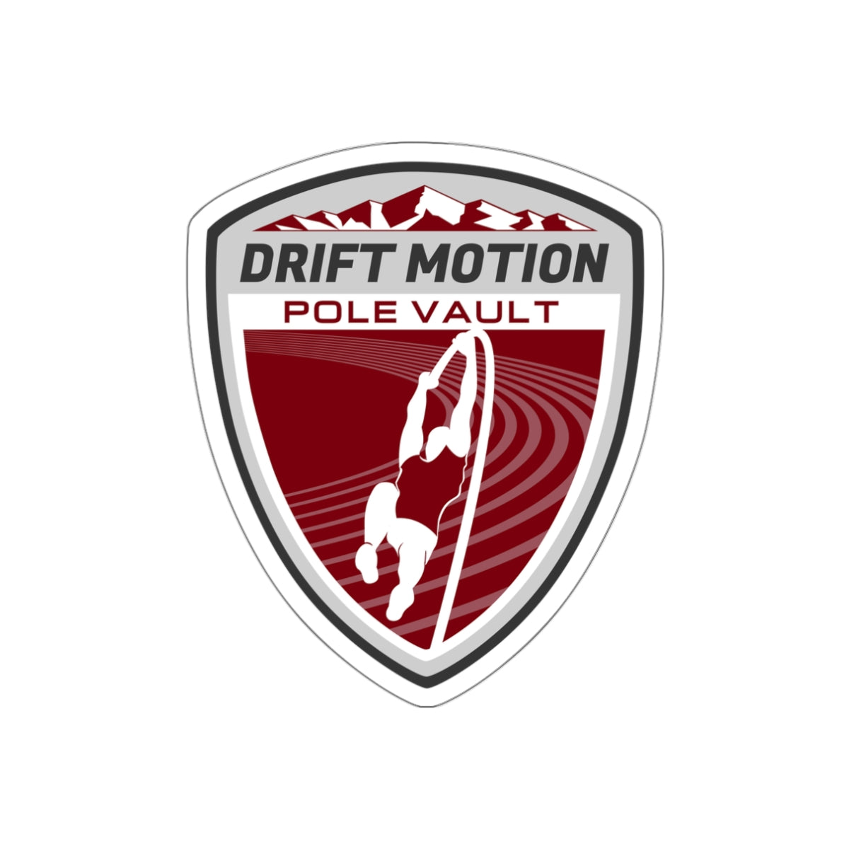 DMAC Pole Vault Crest Die-Cut Sticker